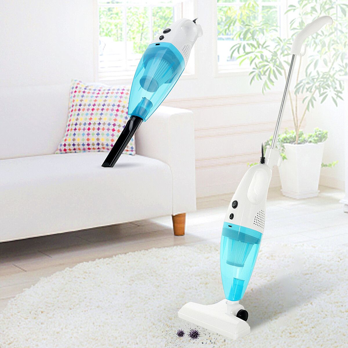 2-IN-1 14000PA 600W Corded Household Vacuum Cleaner EU
