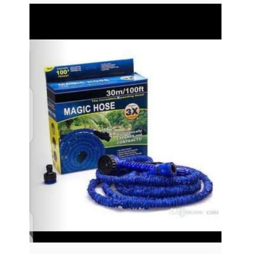 Expandable Magic Hose With Spray Gun For Cars And Garden - 100ft