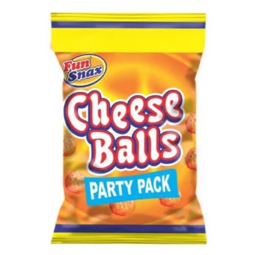 Fun Snax Cheese Balls Party Pack 100g X 5