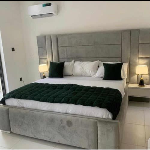 Omega Fur Velvet Bed Frame