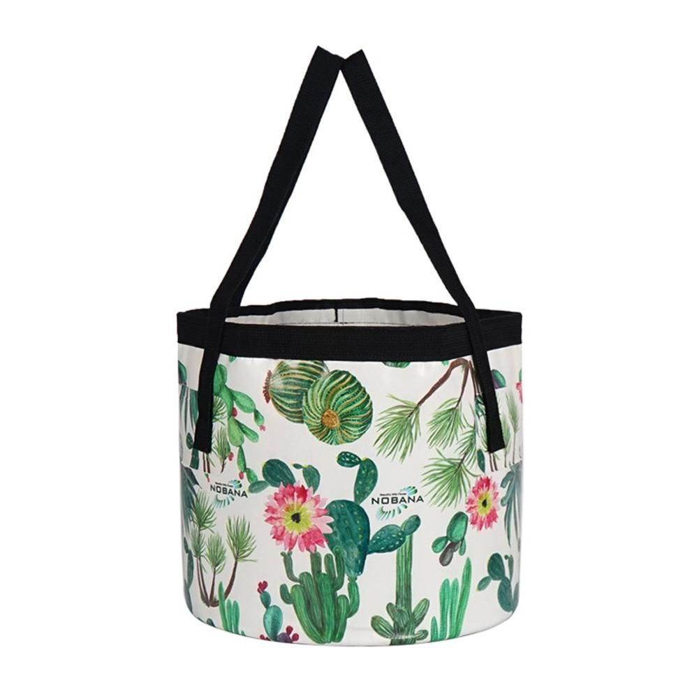 Camping Folding Bucket 20L Washing Dishes Self-driving Fishing Bucket Fishing Tackle Bag Camping Hiking Storage Bucket