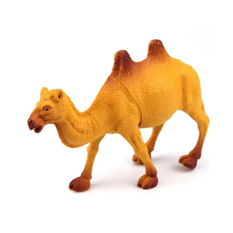 Animal Model Toy Wild Animal Toy Plastic Desert Camel Action Figure Model Toys Collections Children Kids Toy Birthday Gifts