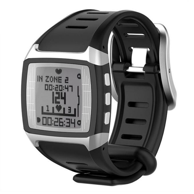 For Polar FT60 Replace Silicone Smart Watch Strap Band Men Black