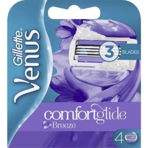 Venus Comfortglide Breeze Women's Hair Shaver - 4 Refill Blade