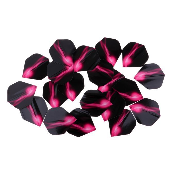 20 Pieces Standard Shape Dart Flights Tail Replacement Pink