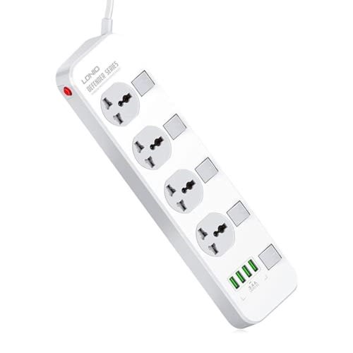 4 Power Extension Socket With Auto-id