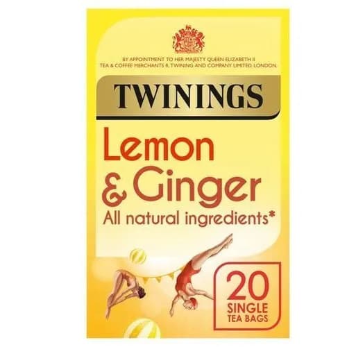 Twinings Lemon And Ginger Tea Bags - 20 Count