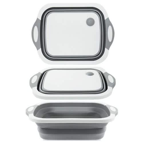 3-in-1 Multi-purpose -Foldable Cutting Board-Chopping Board - 40x30x3cm