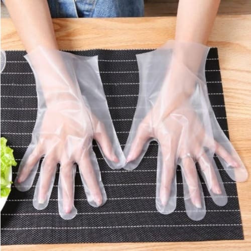 Disposable Nylon Hand Gloves - 100 Pcs