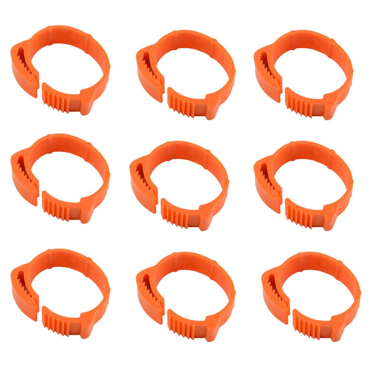100Pcs Chicken Identification Leg Bands Tags Poultry
