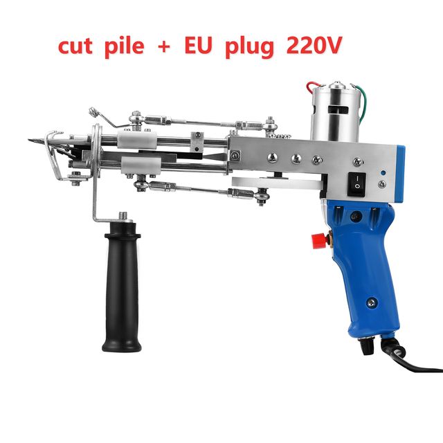 EU/US Plug Electrical Carpet Tufting Gun Weaving Flocking Power Tools Loop Pile Cut pile Knitting Sewing Flocking Machines