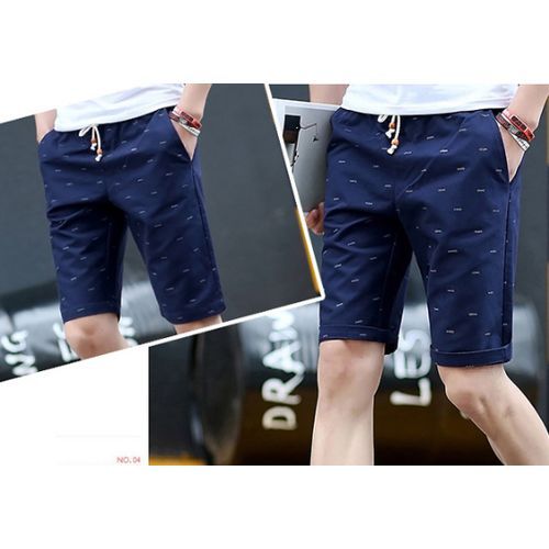 2pcs Men's Loose Casual Shorts-Blue/Orange