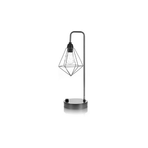 Black Geometric-shaped Table Lamp