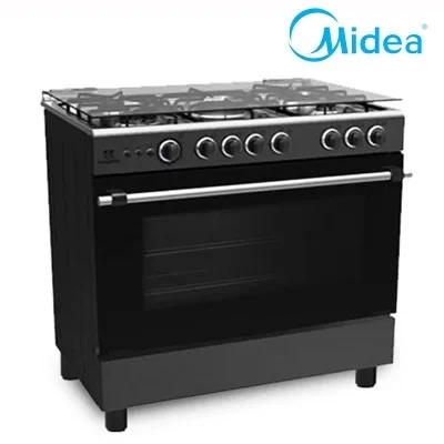 Gas Cooker - 5 Burners - 90x60cm - 36lmg5g028-b  - Black