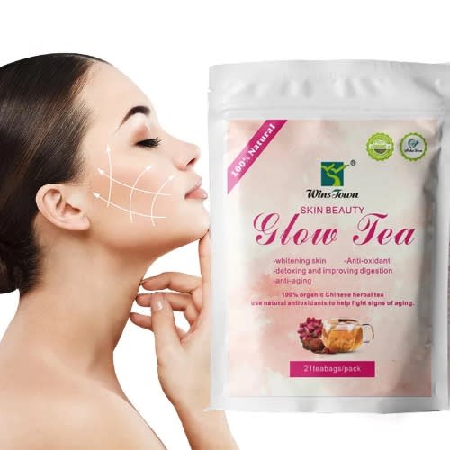 Skin Beauty Glow Tea - Herbal Tea For Anti-aging, Detoxification, And Skin Whitening - 21Teabags