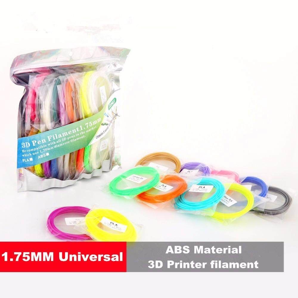 3D Printing Pen Printer Consumables 1.75mm ABSmaterial 5M , 20 In A Pack