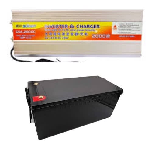 2000watts Modified Inverter With 100amps Battery