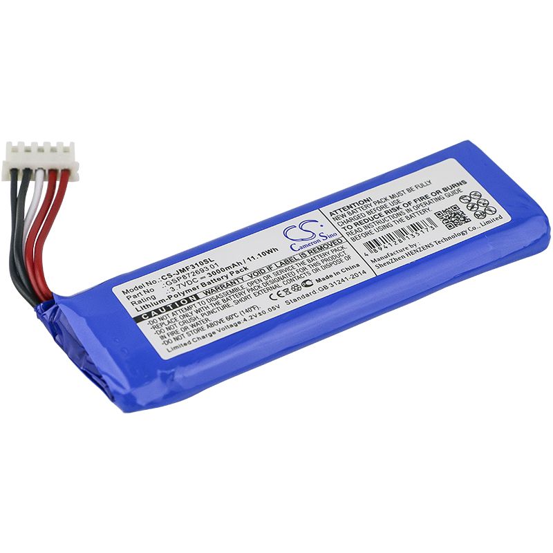 Cameron Sino 3000mah Gsp872693 01 For Jbl Flip 4 F