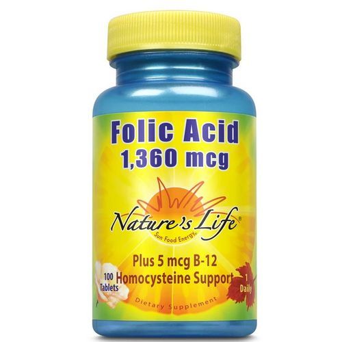Folic Acidd 1,360mcg - Vegetarian 100 Tablets