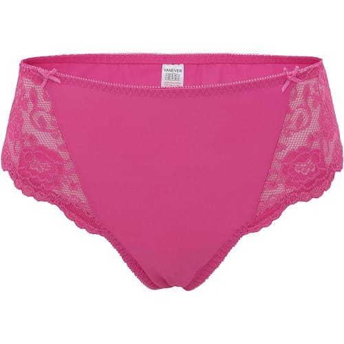 Lace High Leg Bikini Briefs