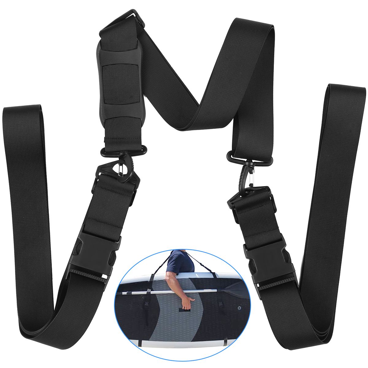 Surfboard Shoulder Strap Adjustable Standing Paddle Carrying