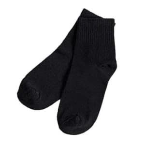 Girls And Boys Socks - Black - Set Of 6
