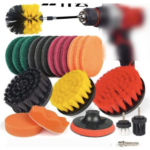 22Pcs Power Drill Car Detailing Brushes/Car Wash Brush