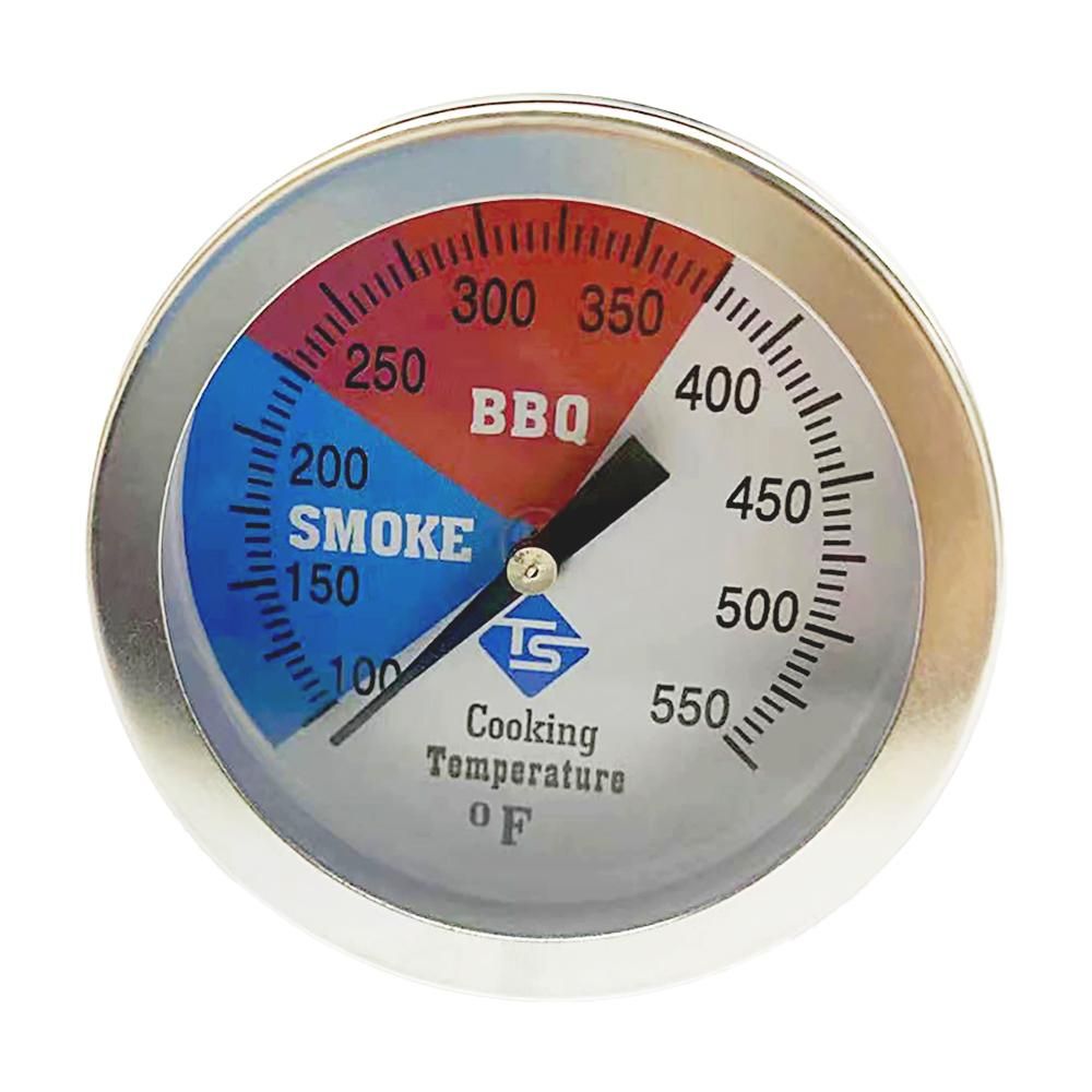 Temperature Gauge Barbecue BBQ Grill Smoker Pit Thermometer BBQ Tool