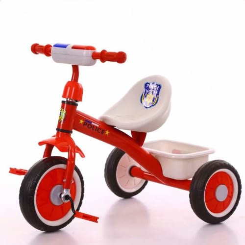 Police Kids Tricycle With Carrier -1-5yrs