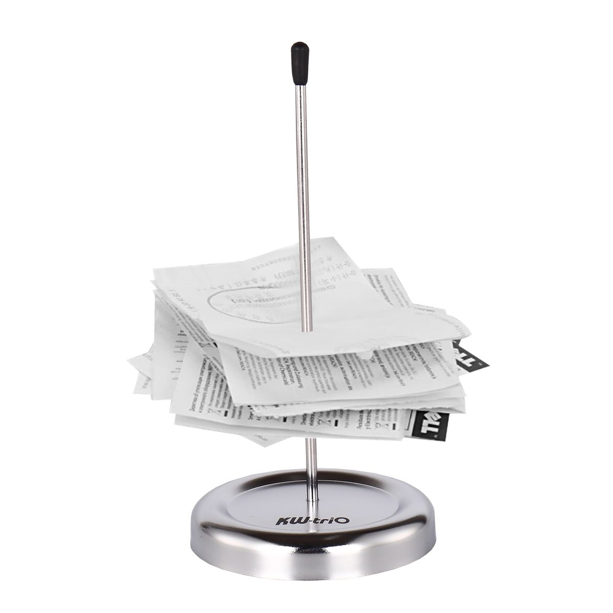 KW-trio All Metal Straight Rod Desk Receipt Holder Spike