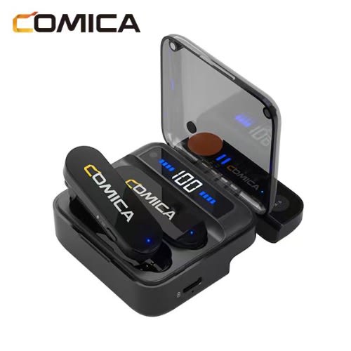 Comica 24g Dual-channel Mini Wireless Microphone - Black