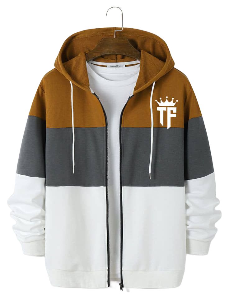 Unisex Luxury Tfazz  Hoodie - Blue & Grey