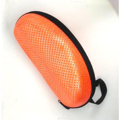 Zipper Eye Glasses Case - Orange