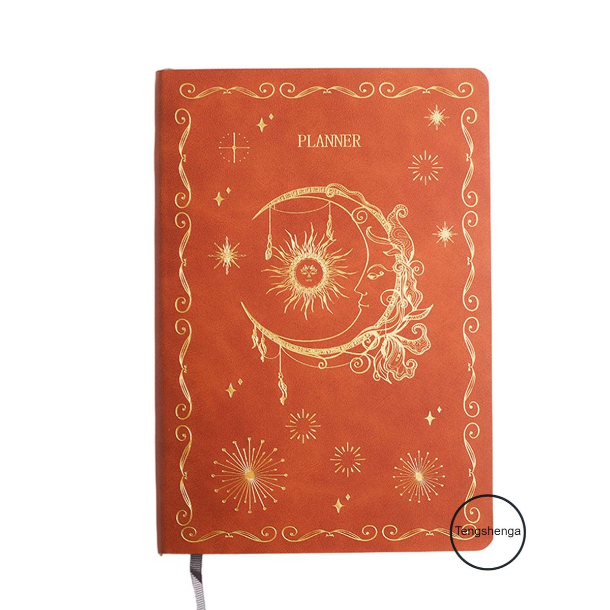 Retro Cover Self-filling Calendars Planner Handwriting