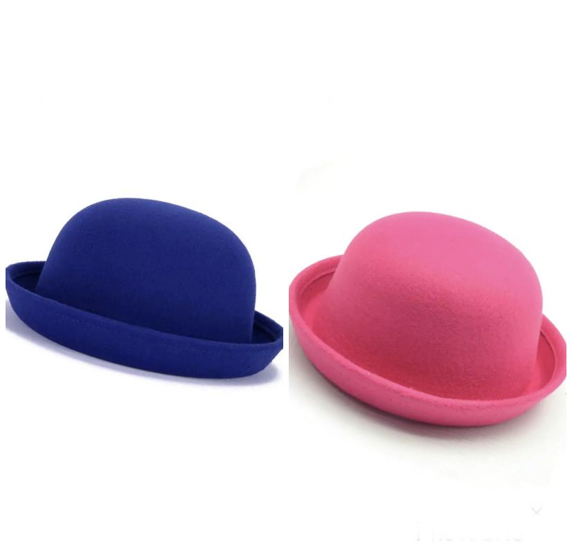 2IN 1 SUPERIOR QUALITY BOWLER FEDORA HAT