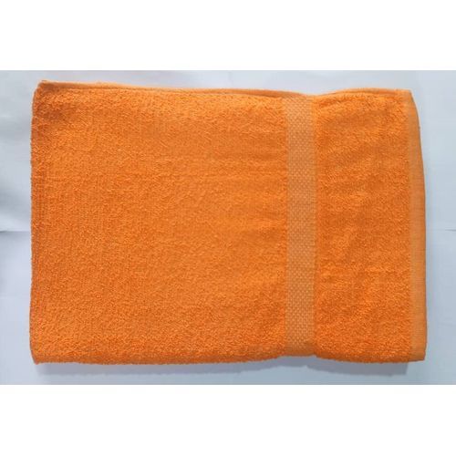 Cotton Large Towel- Orange