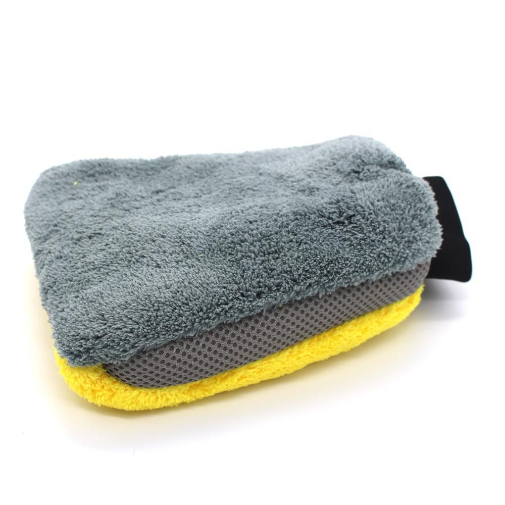 Vislone Microfiber Multifunctional Car Wash Mitt Anti Scratch Wash Glove