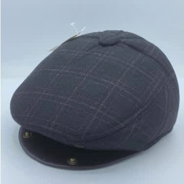 Stylish Pattern Checkered Mens Panama Hat