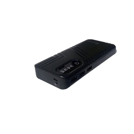 Digital Wrist Watch With 40000mAh Power Bank- Black