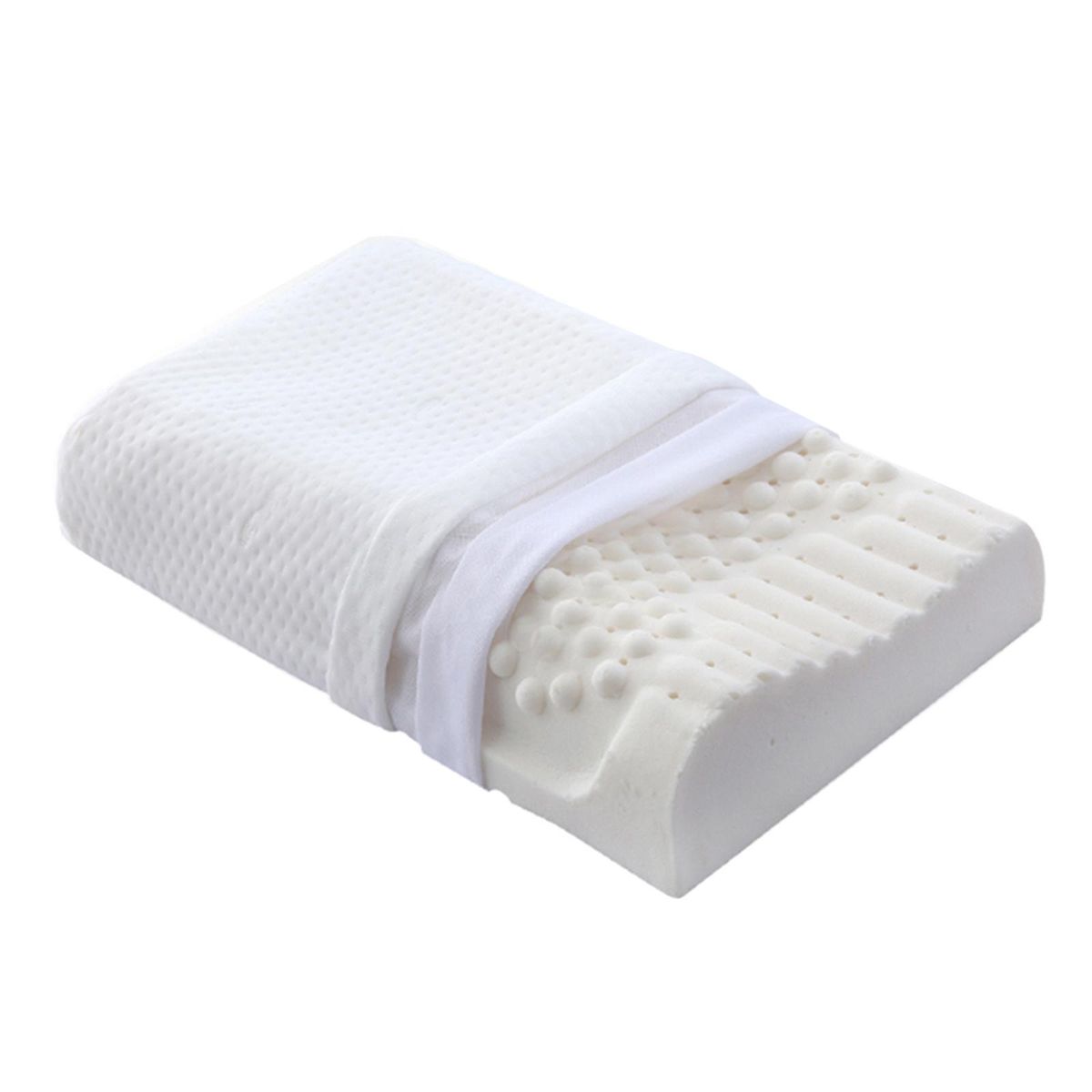 Orthopedic Pillow Massage Latex Pillow for Sleeping Neck Pain Relief Cervical Bed Pillow