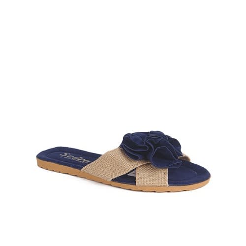 Turkey Sedra Rose Blue Slippers