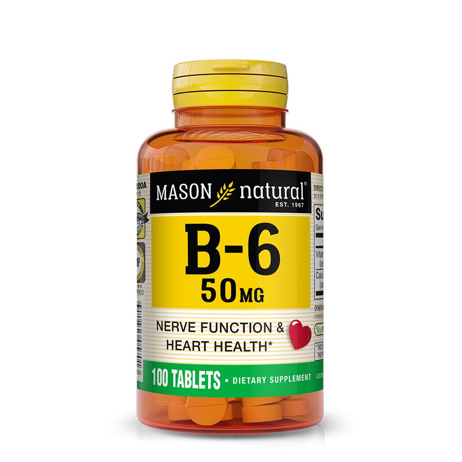 Vitamin B6 50 Mg Healthy Heart, X100 Tablets