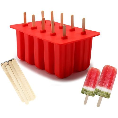 10 Holes Silicone Ice Cream Popsicle Mould
