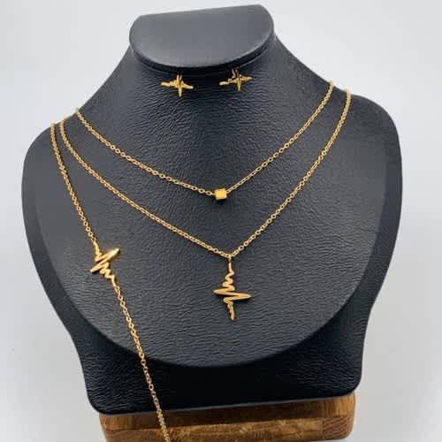 Heartbeat Stainless Steel Layered Set
