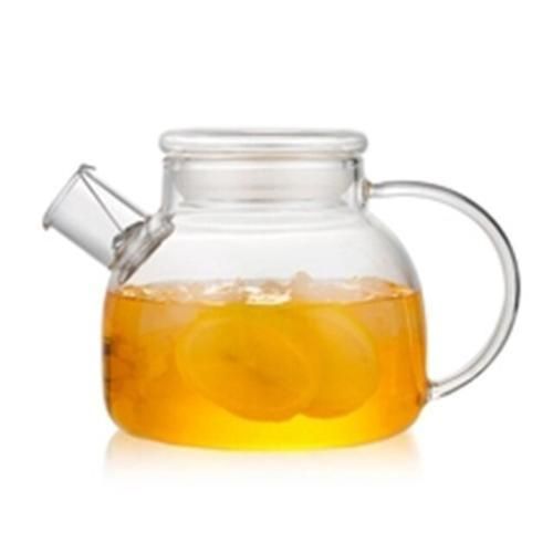 Glass Kettle Water Jug Heat Resistant Teapots With Transparent Lid Home Office