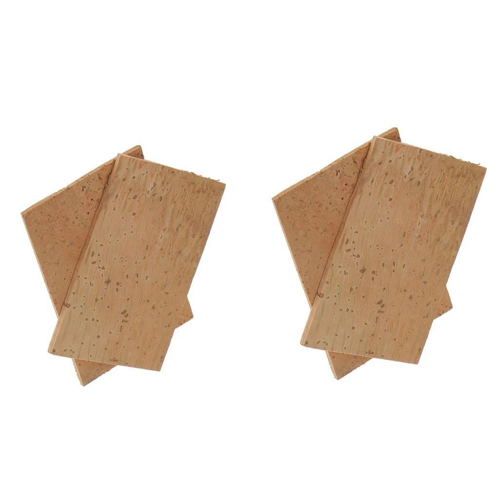 4pcs 61mm Saxophone Neck Cork Sheet For Soprano/Tenor/Alto