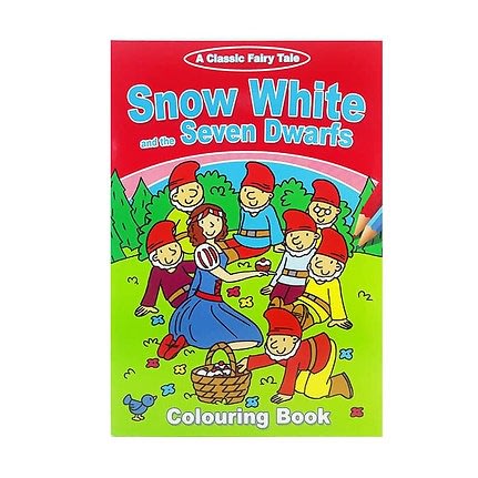 A Classic Fairy Tale Colouring Book - Snow White And The Seven Dwarfs