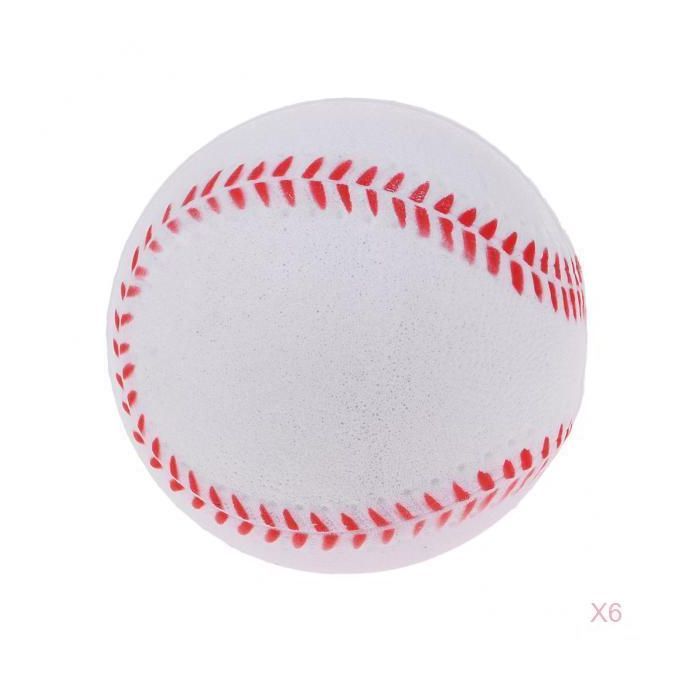 6x Exercise Safety Batting Training Baseball Softball Bouncy Ball