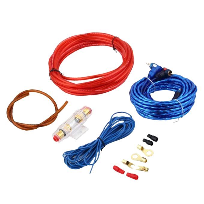 Car Audio Amplifier Installation Wiring Wire RCA Power Cable Complete