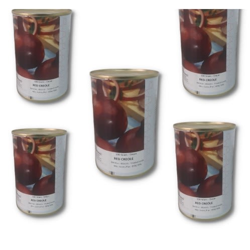 Red Creole Onion Seeds - 100g - 5 Tins